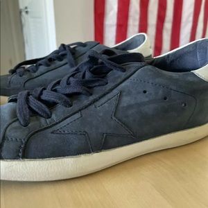 Golden Goose Superstar Blue Nubuck